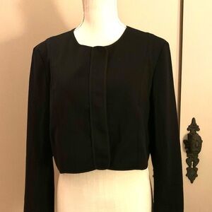 Narciso Rodriguez Black Cropped Jacket
